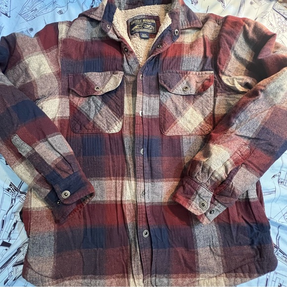 Grizzly Mountain Plaid Sherpa Jacket - Picture 4 of 11